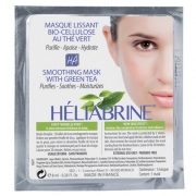 HELIABRINE - Masque lissant bio-cellulose au thé vert - Purifie, apaise, hydrate 