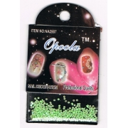 STRASS POUR ONGLES VERT