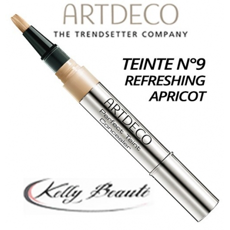 ARTDECO PERFECT TEINT CONCEALER -ANTI-CERNE TEINTE N°9 REFRESHING APRICOT - 2ML 